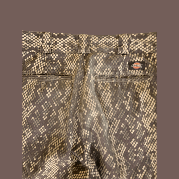 Dickies Snakeskin Chinos | High Rise Straight Leg | Size 32 | Vintage - Picture 3 of 5